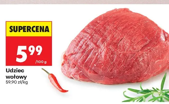 Udziec wołowy promocja w Biedronka