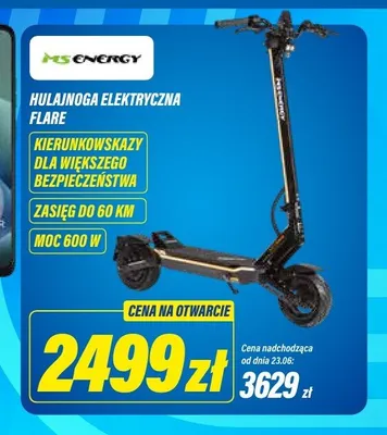 Hulajnoga elektryczna MS Energy Flare promocja w RTV EURO AGD