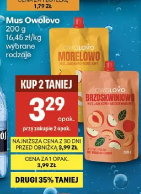 Mus Owolovo Morelowo promocja w Delikatesy Centrum