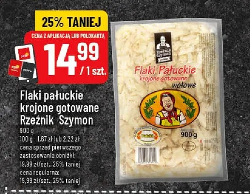 Flaki pałuckie krojone gotowane Rzeźnik Szymon promocja w POLOmarket