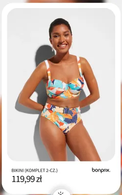 Bikini komplet 2-częściowy Bonprix promocja w bonprix