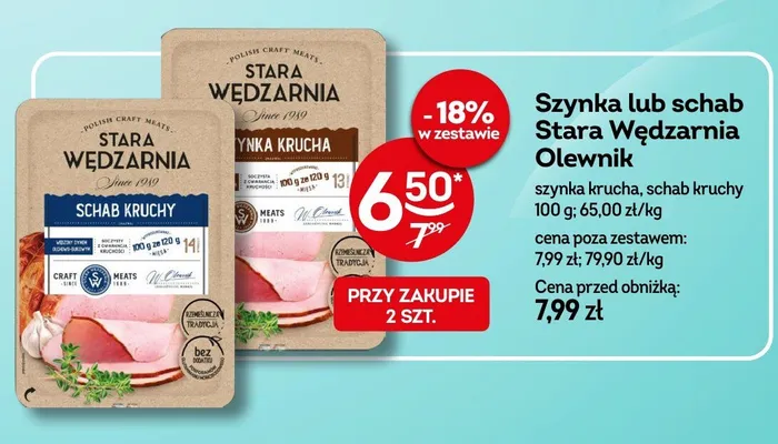 Schab kruchy promocja w Żabka