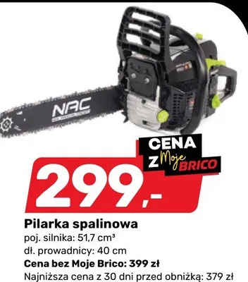 Pilarka spalinowa NAC promocja w Bricomarche