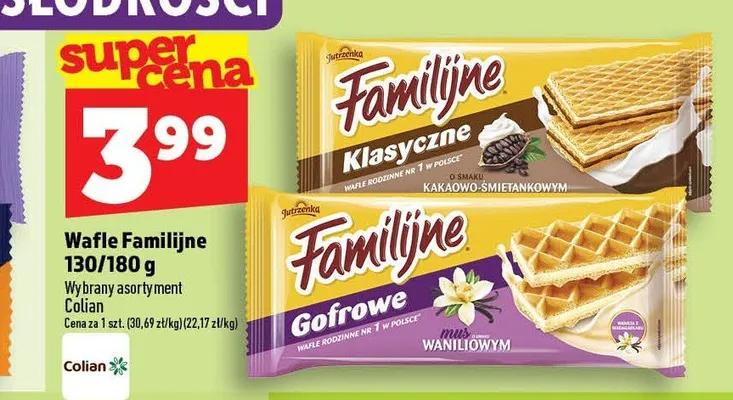 Wafle Familijne promocja w TOPAZ