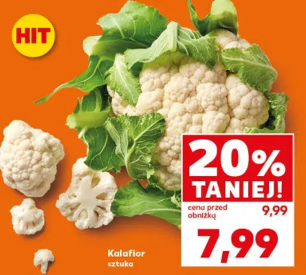 Kalafior 1 szt. promocja w Kaufland