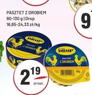 Pasztet z drobiem Drop promocja w Sedal