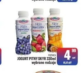 Jogurt pitny Skyr Piątnica promocja w Tomi Markt