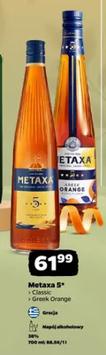 Napój alkoholowy Metaxa 5* Greek Orange 38% promocja w Netto