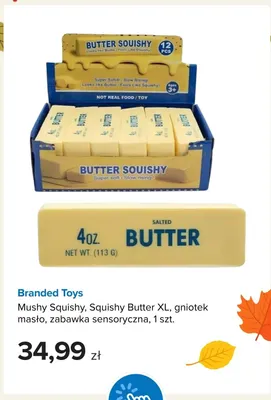 Mushy Squishy Squishy Butter XL gniotek masło zabawka sensoryczna Branded Toys promocja w Smyk