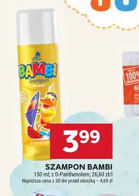 Szampon Bambi z D-Panthenolem promocja w Stokrotka