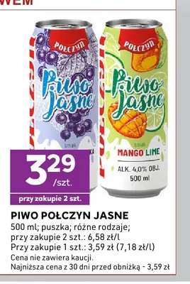 Piwo Połczyn promocja w Stokrotka