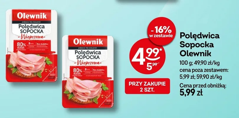 Polędwica Sopocka promocja w Żabka