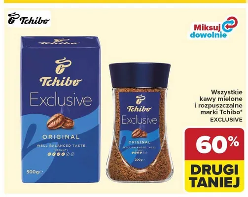Kawa mielona Tchibo Exclusive Original promocja w Carrefour