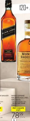 Whisky Monkey Shoulder 40% 700 ML promocja w Selgros
