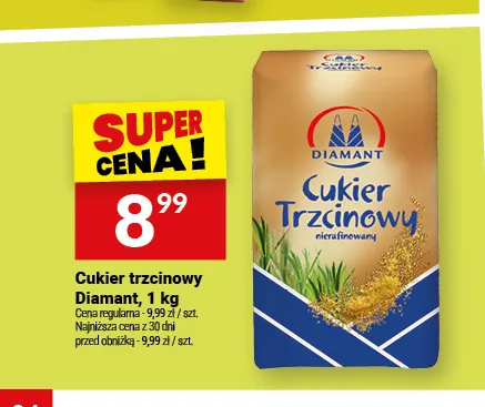 Cukier trzcinowy Diamant promocja w Twój Market