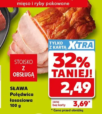 Polędwica łososiowa Sława promocja w Kaufland