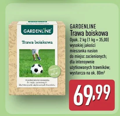 Trawa boiskowa promocja w Aldi
