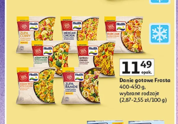 Danie gotowe Zupa Curry Frosta promocja w Auchan