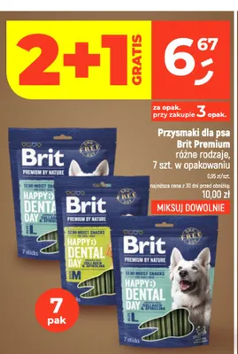 Przysmaki dla psa Brit Premium Happy:) Dental Day L promocja w Dealz