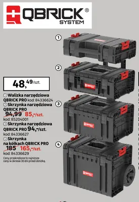 Skrzynka narzędziowa Qbrick Pro promocja w Leroy Merlin