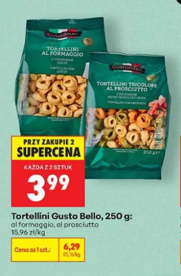 Tortellini Gusto Bello al prosciutto promocja w Biedronka