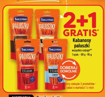 Kabanosy paluszki Tarczyński promocja w POLOmarket