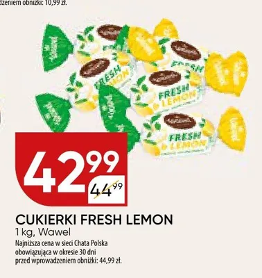 Cukierki Fresh Lemon promocja w Chata Polska