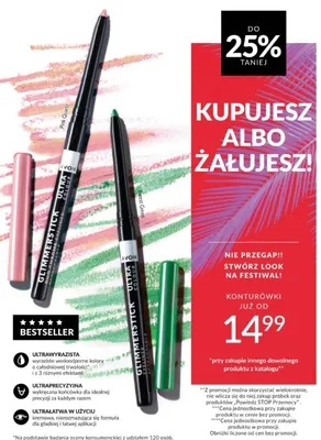 Konturówki do oczu Avon Glimmerstick Ultra Colour promocja w AVON