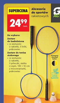 Zestaw do badmintona promocja w Biedronka