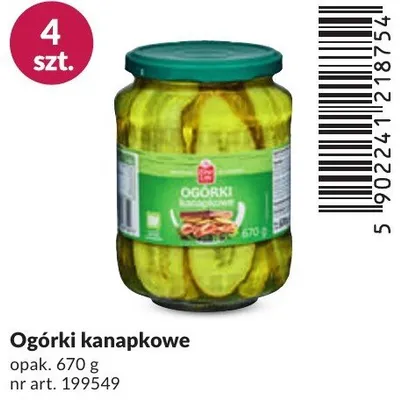 Ogórki kanapkowe promocja w Makro