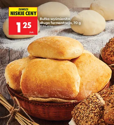 Bułka wyśmienita długa fermentacja promocja w Biedronka