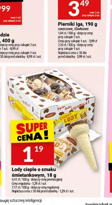 Lody ciepłe o smaku śmietankowym promocja w Twój Market