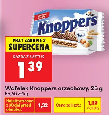 Wafle orzechowe Andante promocja w Biedronka