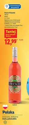Wino Frizzante Arbuz promocja w Lidl