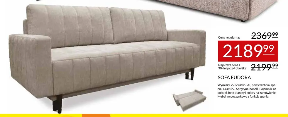 Sofa Eudora promocja w Abra Meble