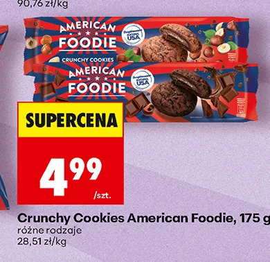 Crunchy Cookies American Foodie promocja w Biedronka