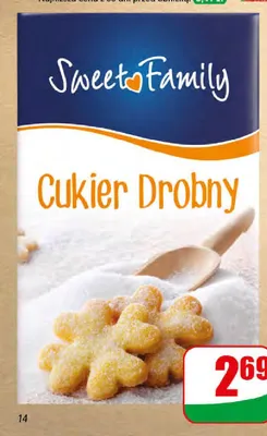 Cukier drobny Sweet Family promocja w Dino