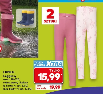 Legginsy Lupilu 2-pak promocja w Kaufland