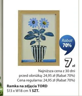 Ramka na zdjęcia TORD promocja w Jysk