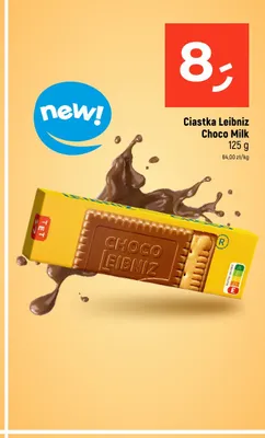 Ciastka Leibniz Choco Milk promocja w Dealz