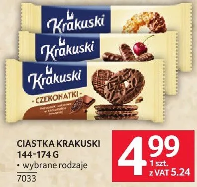 Ciastka Krakuski 144-174 g promocja w Selgros
