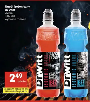 Napój izotoniczny Dr Witt promocja w Delikatesy Centrum