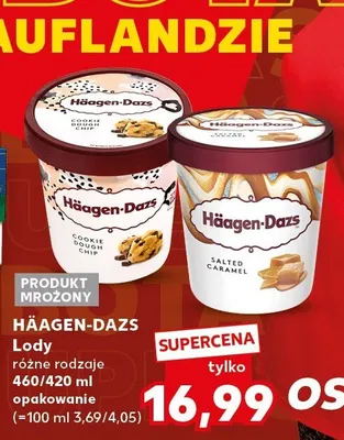 Lody Häagen-Dazs Cookie Dough Chip promocja w Kaufland