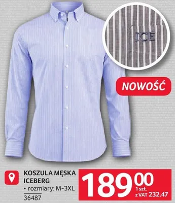 Koszula męska ICEBERG promocja w Selgros