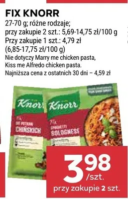 Fix Knorr Chińszczok promocja w Stokrotka
