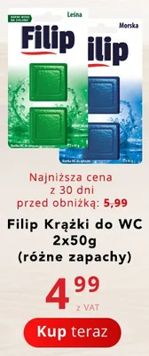 Krążki do WC Filip Leśna promocja w Poczta Polska
