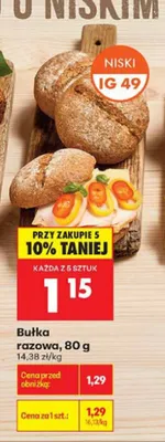 Bułka razowa promocja w Biedronka