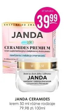 Ceramides krem 50 ml różne rodzaje Janda promocja w Drogerie Jasmin