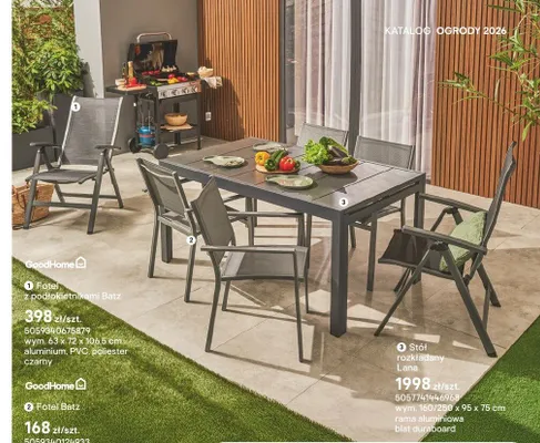 Stół rozkładany Lana promocja w Castorama