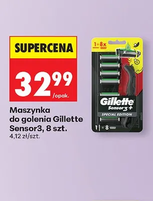 Maszynka do golenia Gillette Sensor3 promocja w Biedronka
